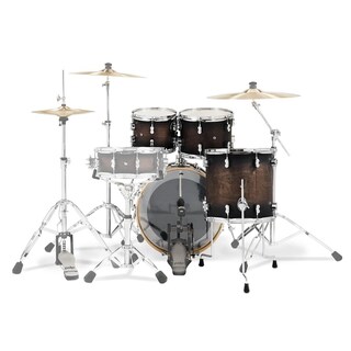 Foto 3 | Batería Shell Pack Concept Maple Pacific Drums Arce Europeo Satin Charcoal Burst