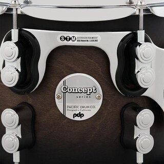 Foto 4 | Batería Shell Pack Concept Maple Pacific Drums Arce Europeo Satin Charcoal Burst