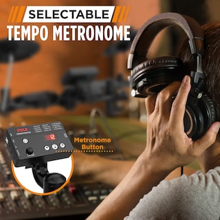 Foto 4 | Batería Eléctrica Pyle De 7 Piezas Con Soporte Midi Y S Precargado - Venta Internacional.