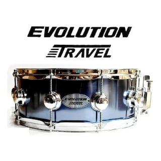 Foto 4 | Batería Acústica Evolution Jpx4-18-bl-005 – 4 Piezas Color Azul Metálico Profesional