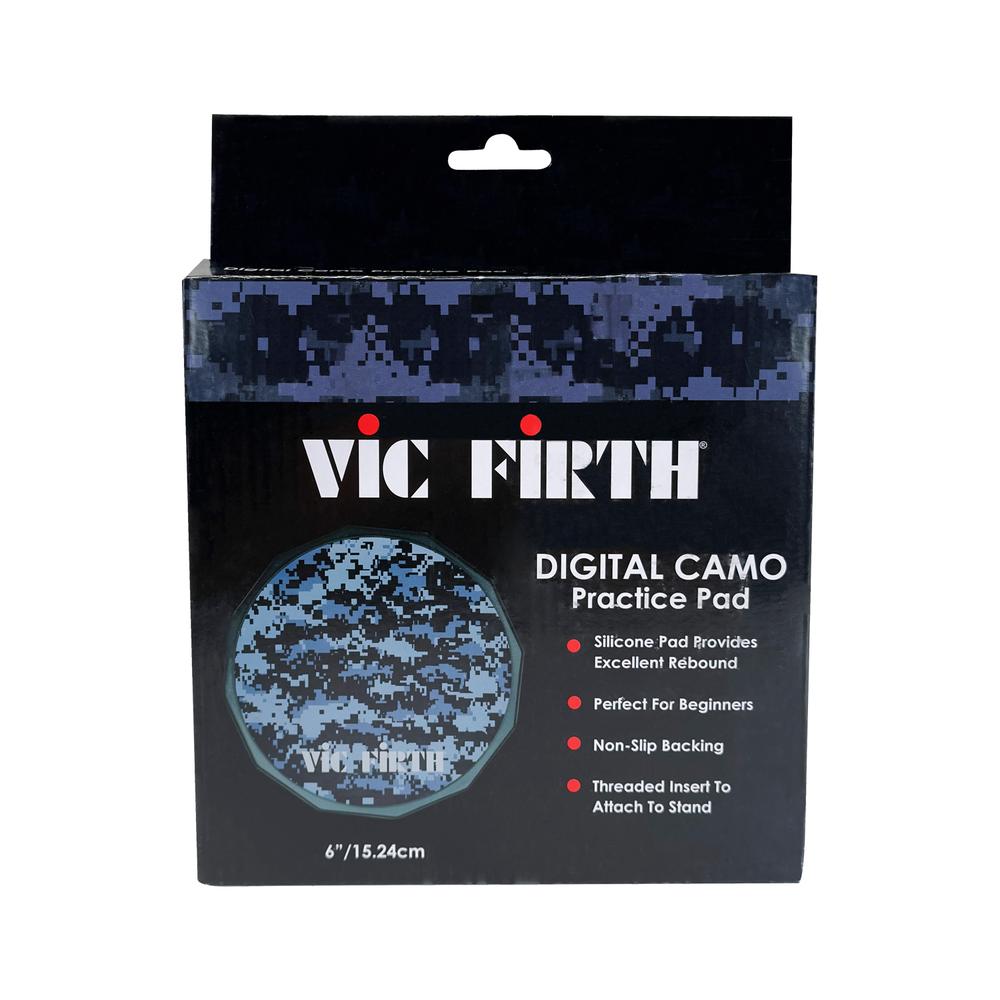 Pad Practicador De 6” Vic Firth Vxppdc06 Color Gris Almohadilla De Silicona $605
