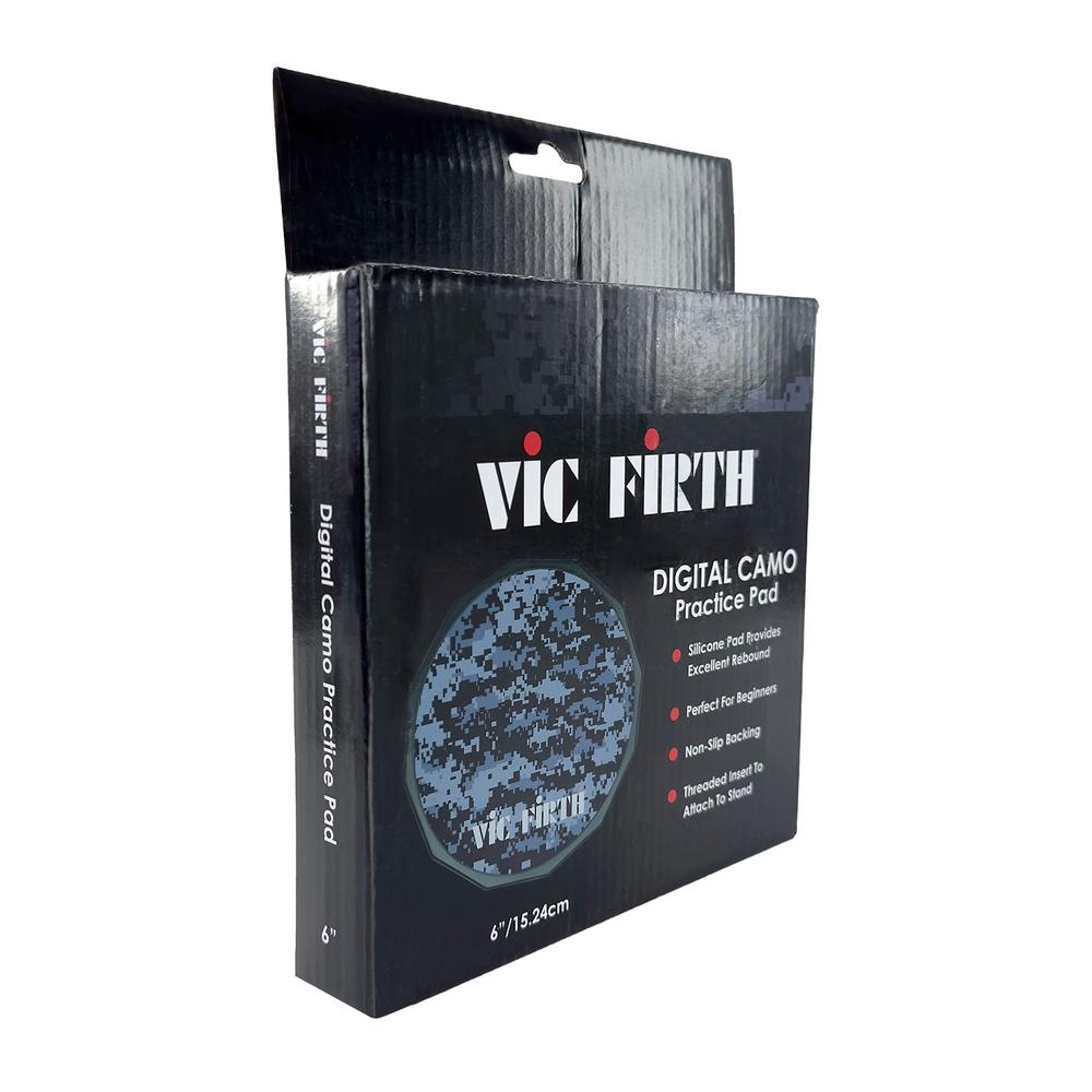 Foto 3 pulgar | Pad Practicador De 6” Vic Firth Vxppdc06 Color Gris Almohadilla De Silicona