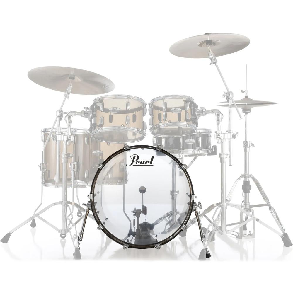 Foto 2 | Bombo Serie Crystal Beat De 22x16 Pearl Crb2216bx-c-755 Color Café De Acrílico