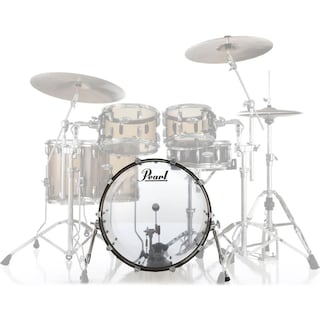 Foto 2 | Bombo Serie Crystal Beat De 22x16 Pearl Crb2216bx-c-755 Color Café De Acrílico