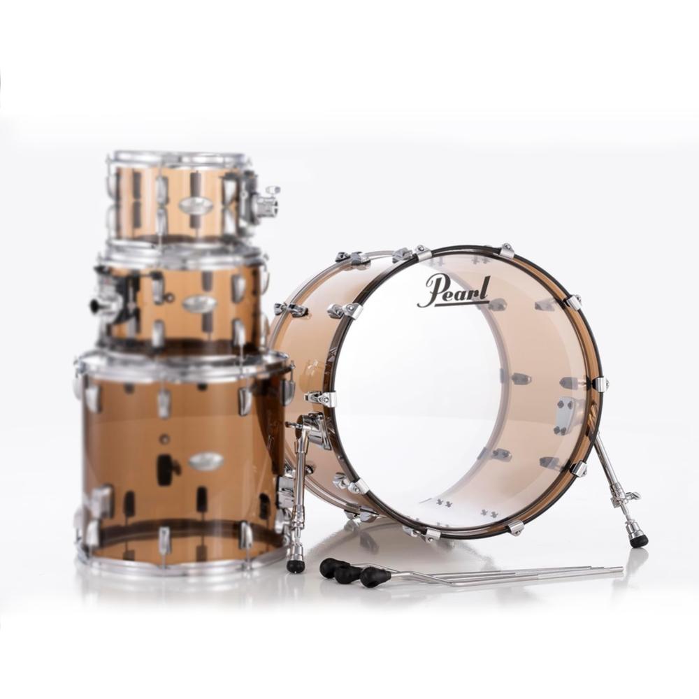 Foto 4 pulgar | Bombo Serie Crystal Beat De 22x16 Pearl Crb2216bx-c-755 Color Café De Acrílico