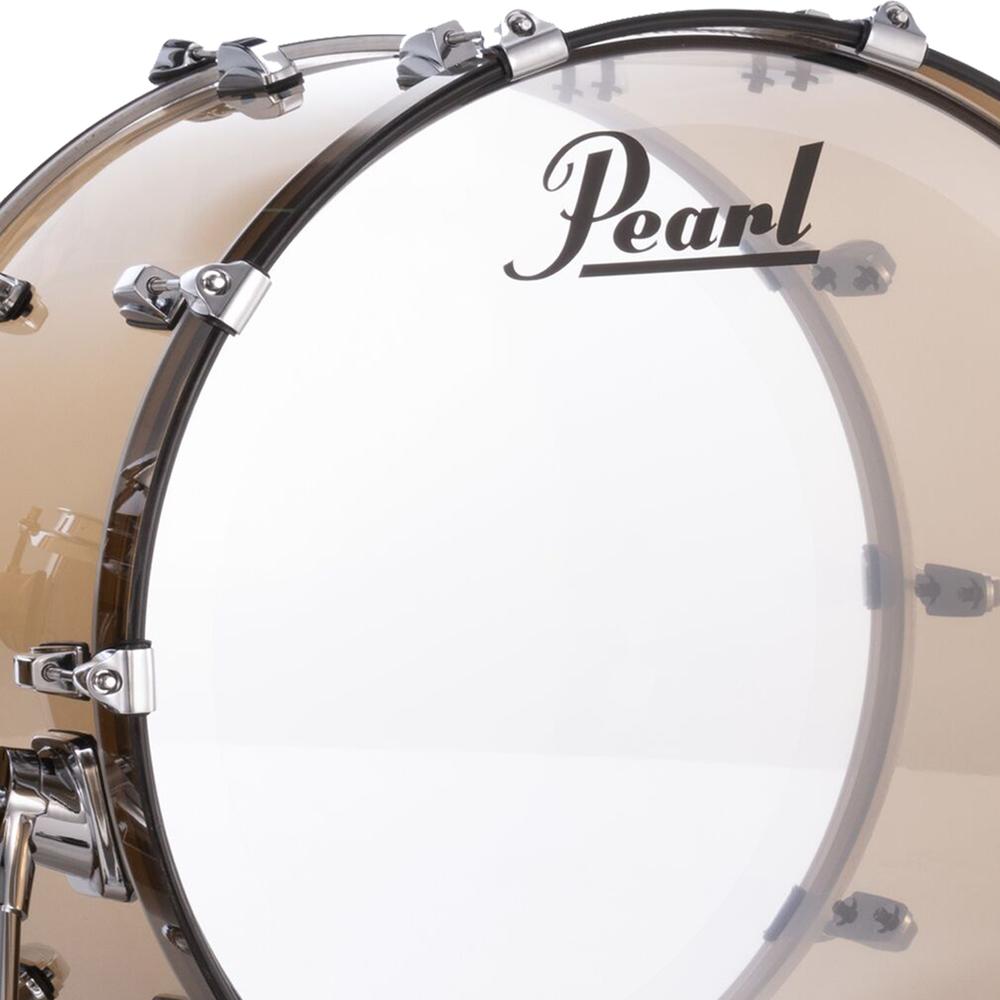 Foto 5 pulgar | Bombo Serie Crystal Beat De 22x16 Pearl Crb2216bx-c-755 Color Café De Acrílico