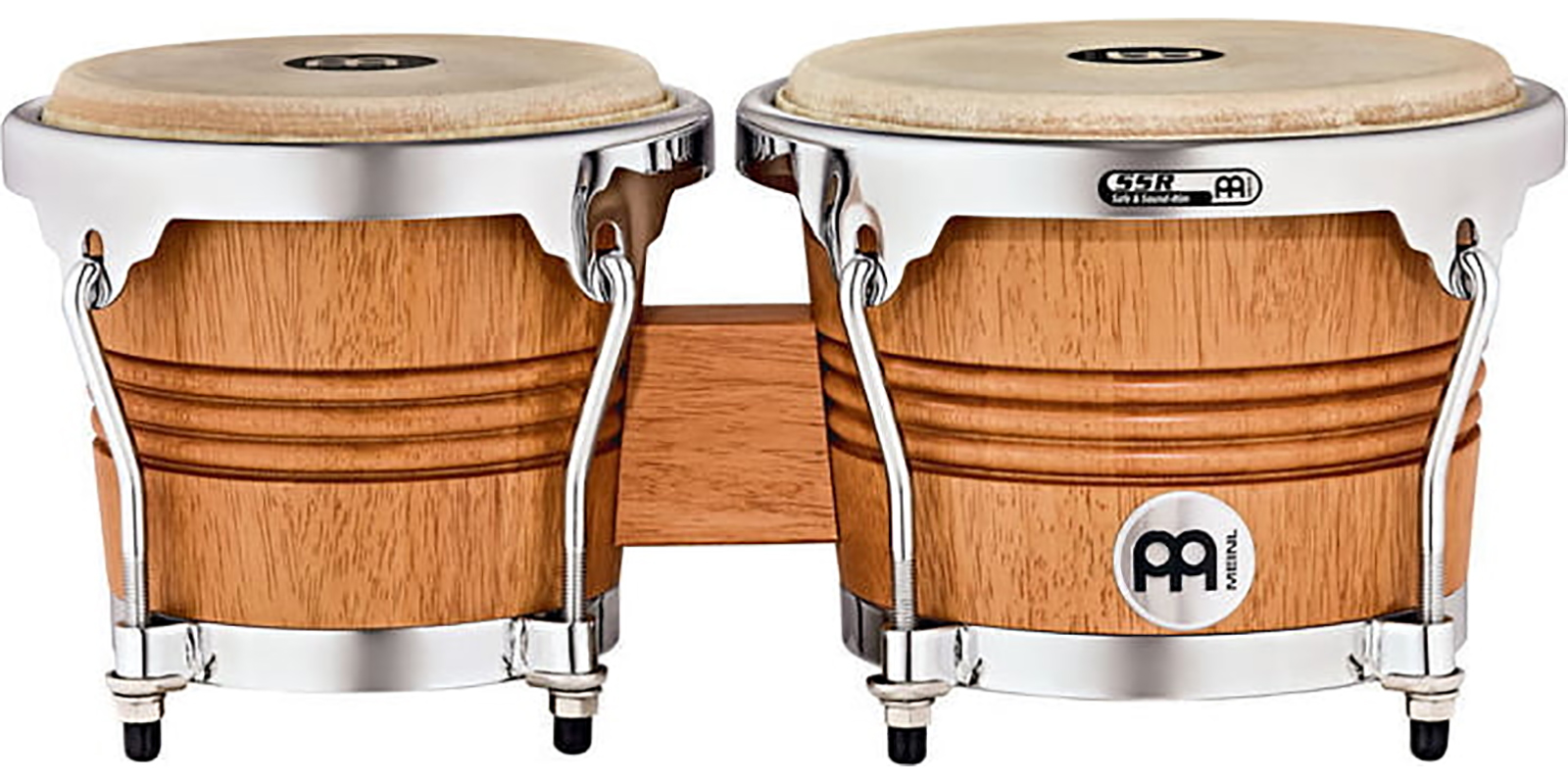 Meinl Wb200snt-m Bongos Madera 6 3/4 Y 8 Pulgadas Percusión