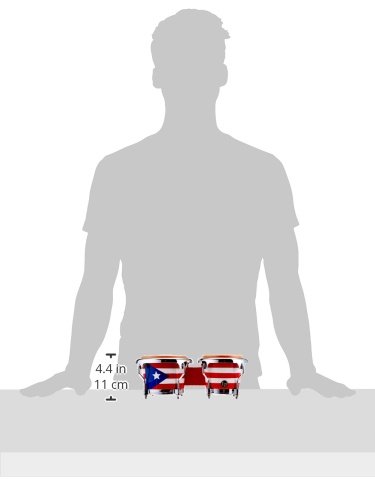 Foto 4 pulgar | Bandera Puertorriqueña Bongos Latin Percussion Lpmc, Minisintonizable - Venta Internacional.
