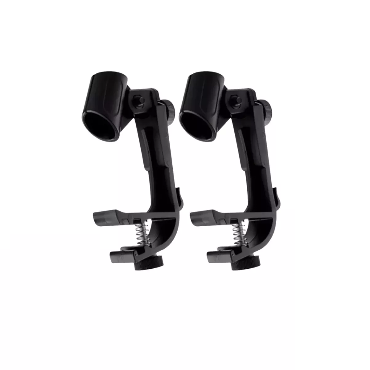 Soporte O Clamp para Micrófono de Tambor de Batería Eo Safe Imports Esi-10903 Negro 2 Piezas