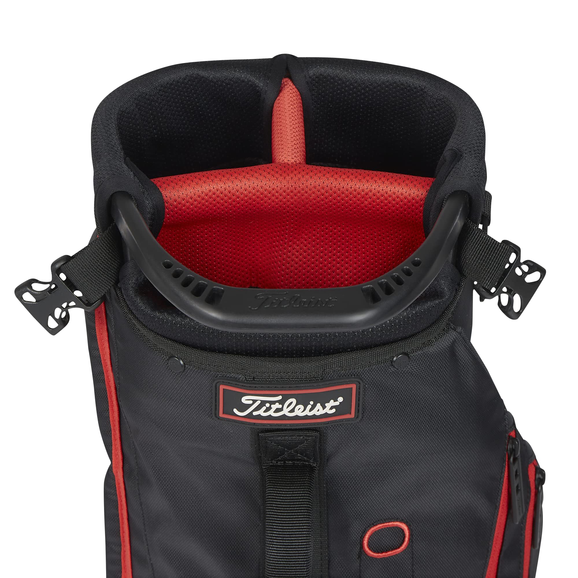 Foto 3 | Bolsa De Golf Titleist Premium Para Hombre, Negro/negro/rojo - Venta Internacional.