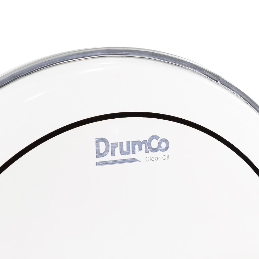 Foto 3 pulgar | Parche para Batería Clear Oil de 12” DRUMCO DR-12CDPO Color Transparente Doble Capa