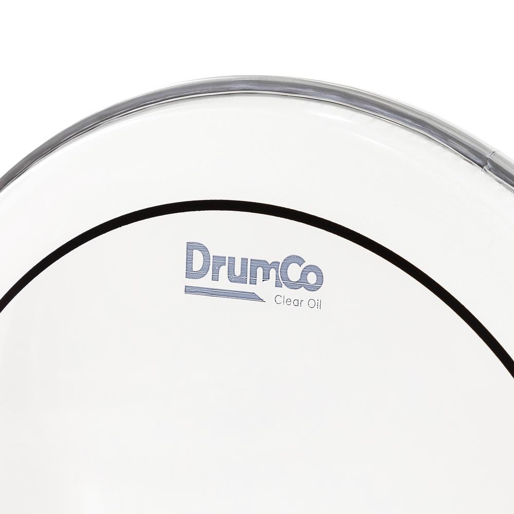 Foto 4 pulgar | Parche para Batería Clear Oil de 12” DRUMCO DR-12CDPO Color Transparente Doble Capa