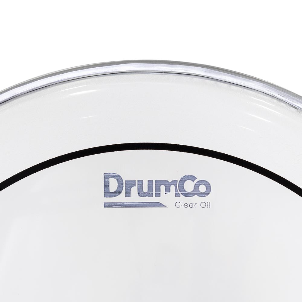 Foto 5 pulgar | Parche para Batería Clear Oil de 12” DRUMCO DR-12CDPO Color Transparente Doble Capa