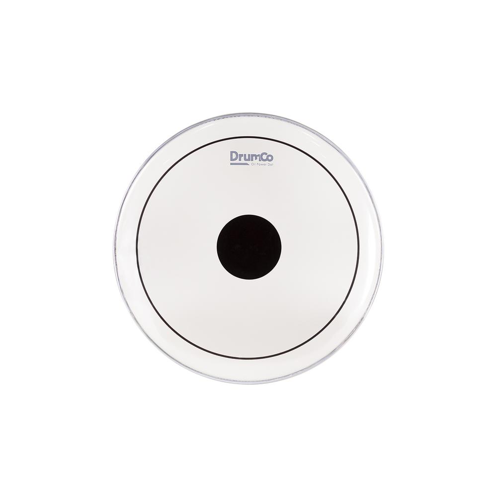 Foto 2 pulgar | Parche para Batería Oil Power Dot De 16" Drumco Dr-16dpobpd Transparente Doble Capa