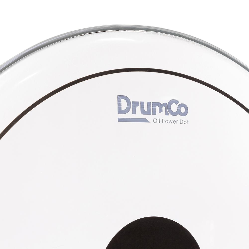Foto 3 pulgar | Parche para Batería Oil Power Dot De 16" Drumco Dr-16dpobpd Transparente Doble Capa