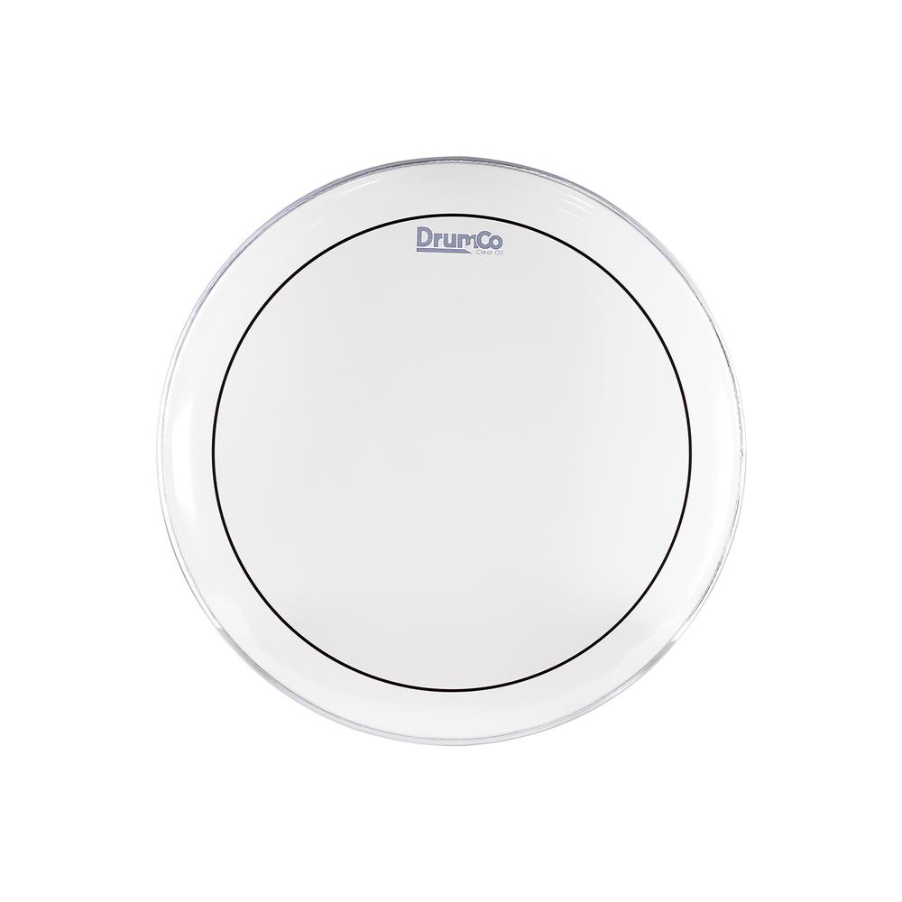 Parche para Bombo Clear Oil De 22” Drumco Dr-22cdpo Transparente