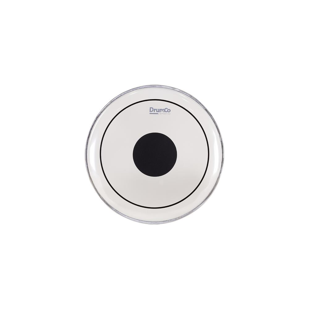 Foto 2 pulgar | Parche para Batería Oil Power Dot De 12" Drumco Dr-12dpobpd Transparente Doble Capa