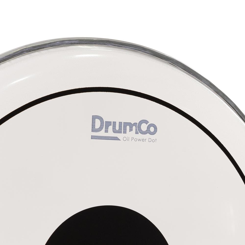 Foto 3 pulgar | Parche para Batería Oil Power Dot De 12" Drumco Dr-12dpobpd Transparente Doble Capa
