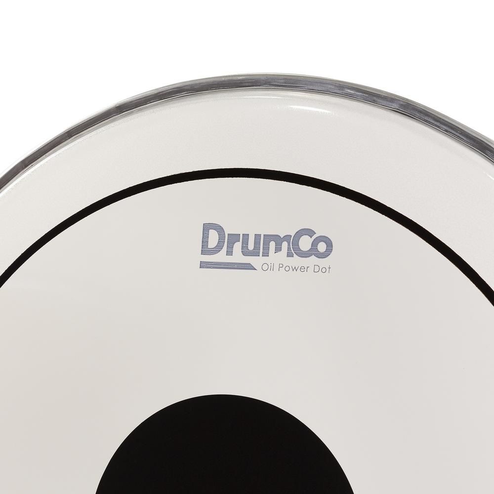 Foto 4 pulgar | Parche para Batería Oil Power Dot De 12" Drumco Dr-12dpobpd Transparente Doble Capa