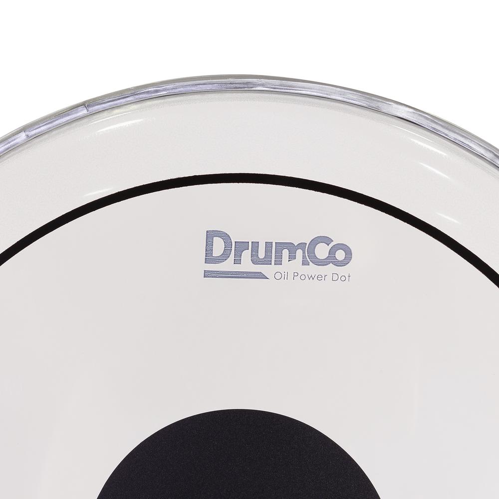 Foto 5 pulgar | Parche para Batería Oil Power Dot De 12" Drumco Dr-12dpobpd Transparente Doble Capa