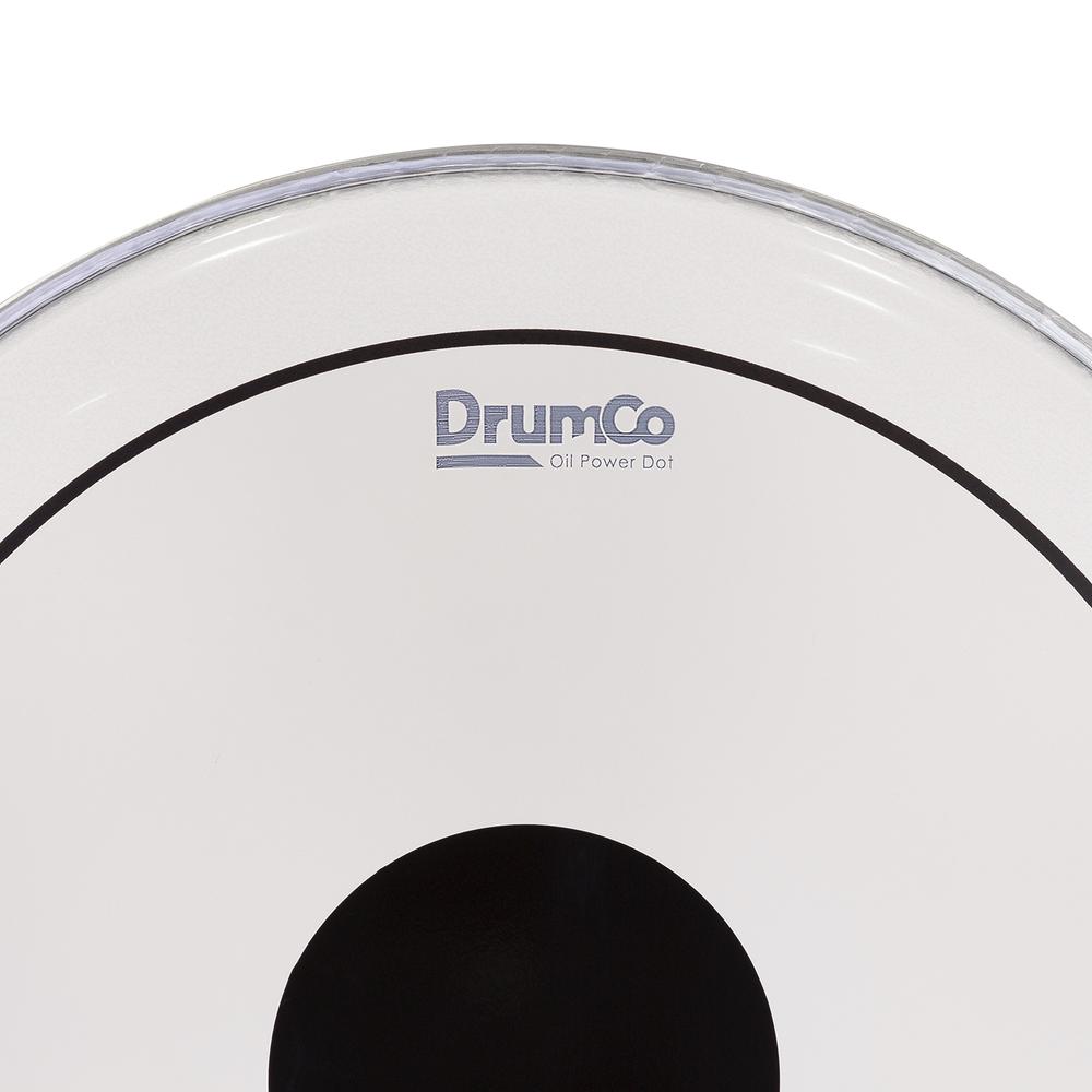 Foto 5 pulgar | Parche para Batería Oil Power Dot de 14” DRUMCO DR-14DPOBPD Color Transparente doble capa
