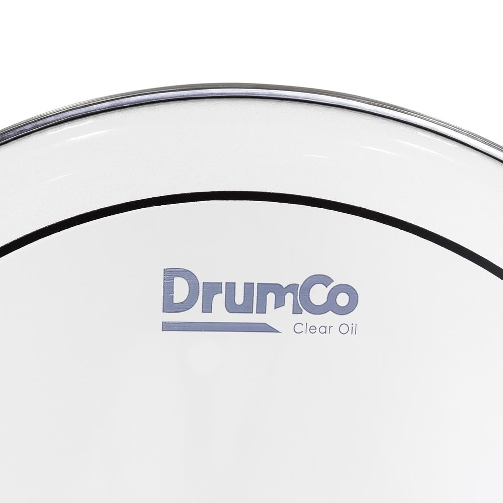 Foto 5 pulgar | Parche para Batería Clear Oil De 16" Drumco Dr-16cdpo Transparente Doble Capa