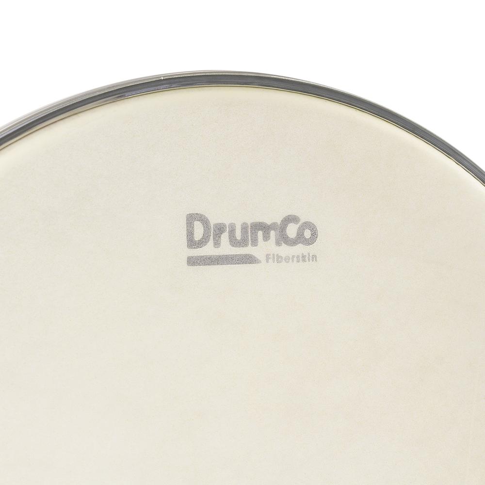 Foto 3 pulgar | Parche para Batería Fiberskin de 13” Drumco Dr-13fsk Blanco Rugoso