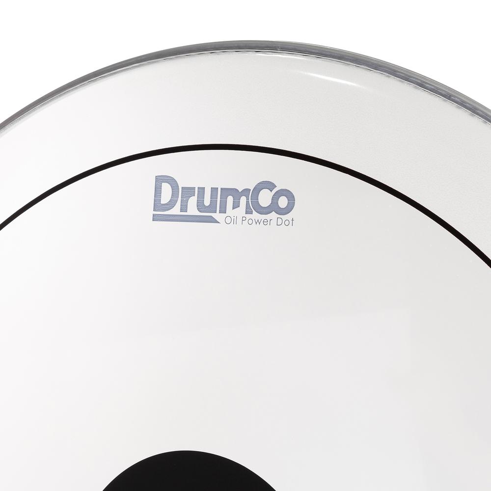 Foto 3 pulgar | Parche para Bombo Oil Power Dot de 22” Drumco Dr-22dpobpd Transparente