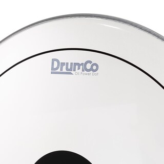 Foto 2 | Parche para Bombo Oil Power Dot de 22” Drumco Dr-22dpobpd Transparente