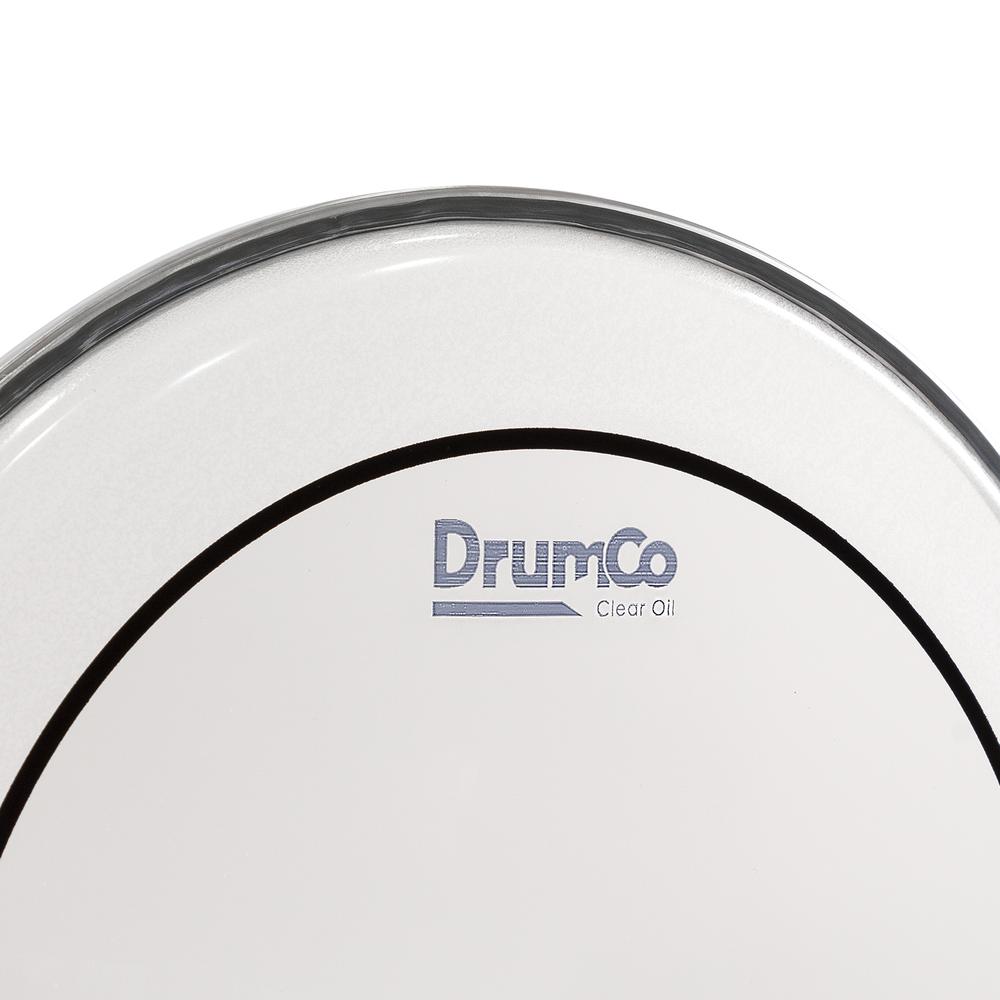 Foto 3 pulgar | Parche para Batería Clear Oil de 10” DRUMCO DR-10CDPO Color Transparente Doble Capa