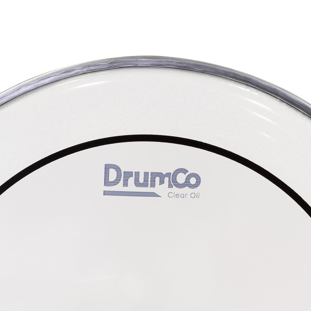 Foto 5 pulgar | Parche para Batería Clear Oil de 10” DRUMCO DR-10CDPO Color Transparente Doble Capa