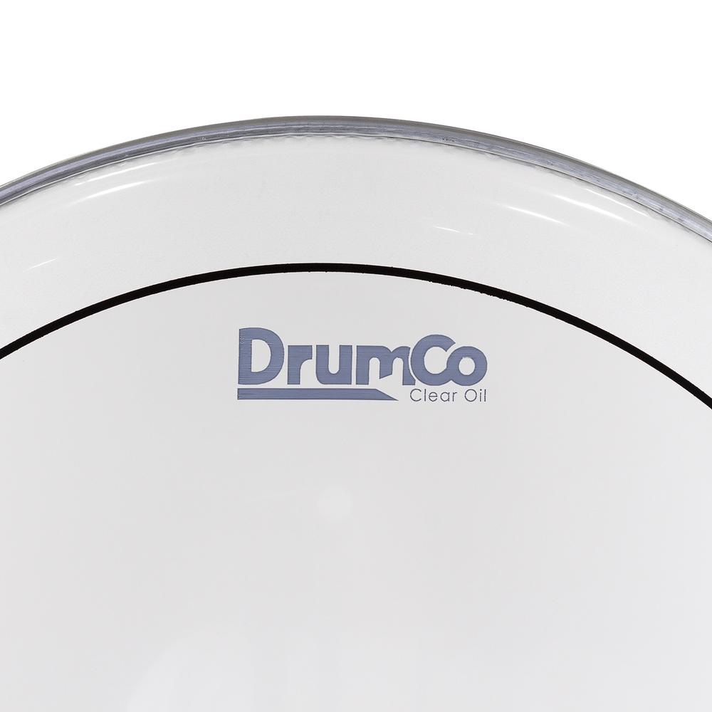 Foto 5 pulgar | Parche para Bombo Clear Oil de 20” DRUMCO DR-20CDPO Color Transparente Doble Capa