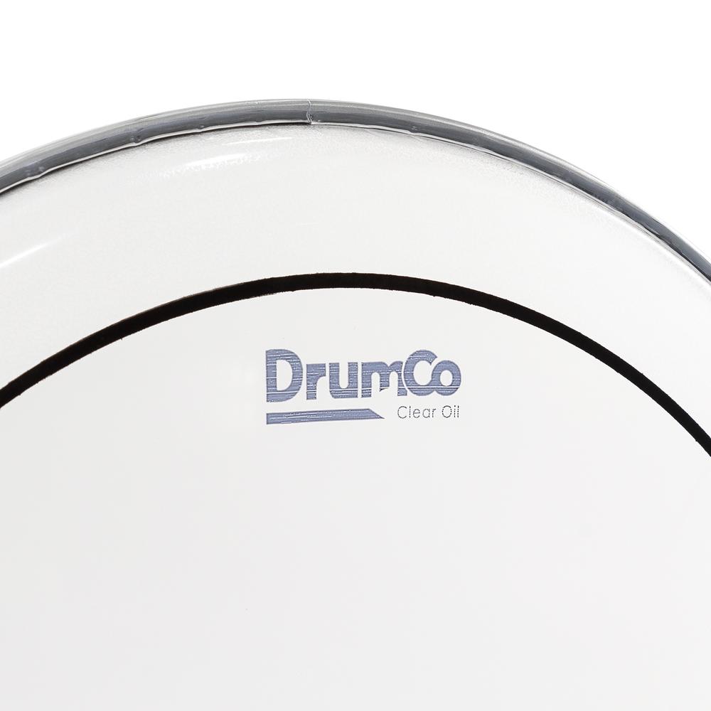 Foto 3 pulgar | Parche para Batería Clear Oil de 14” DRUMCO DR-14CDPO Color Transparente doble capa
