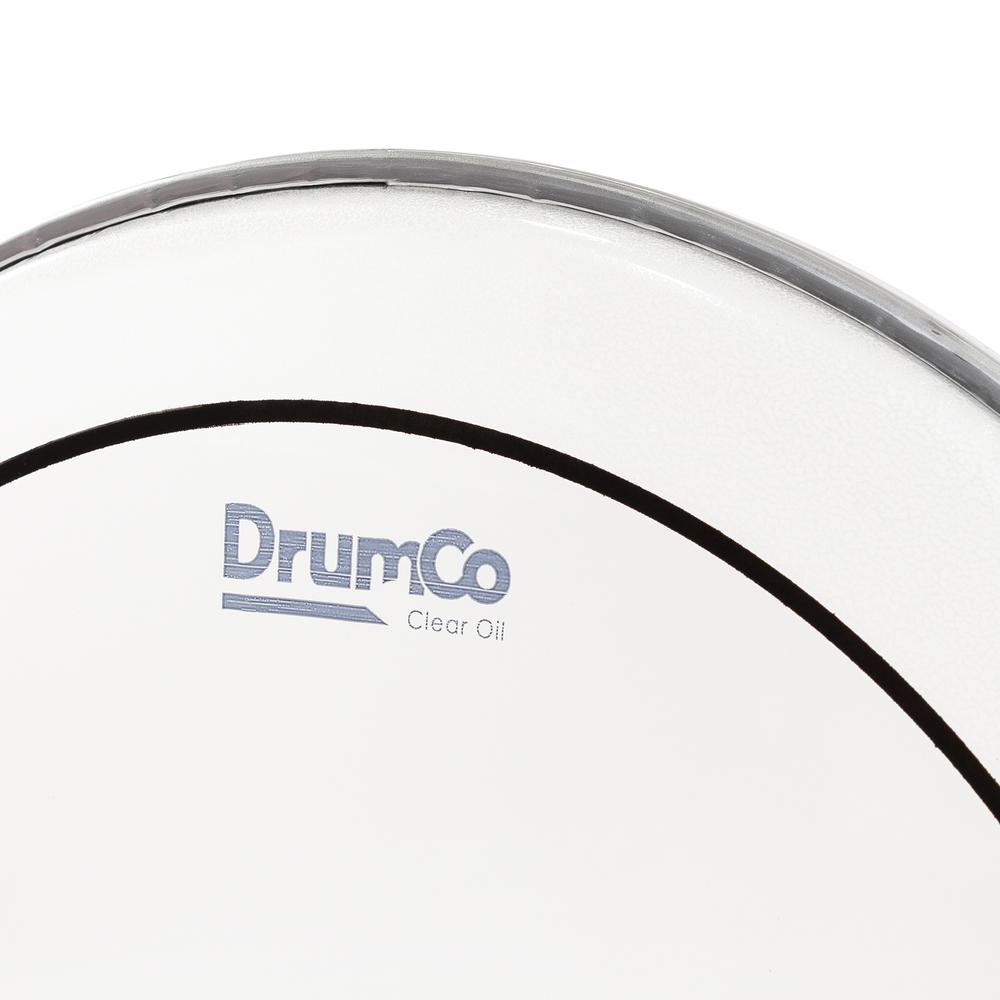 Foto 4 pulgar | Parche para Batería Clear Oil de 14” DRUMCO DR-14CDPO Color Transparente doble capa