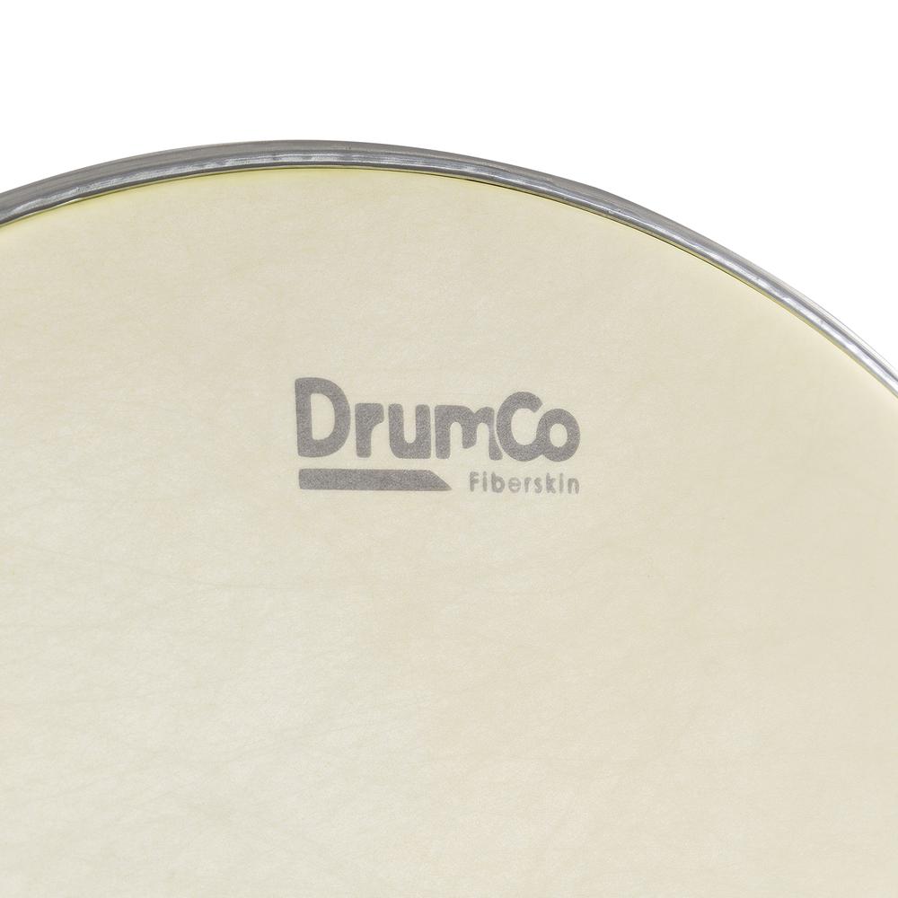 Foto 3 pulgar | Parche Para Bombo Fiberskin De 18” Drumco Dr-18fsk Blanco Rugoso