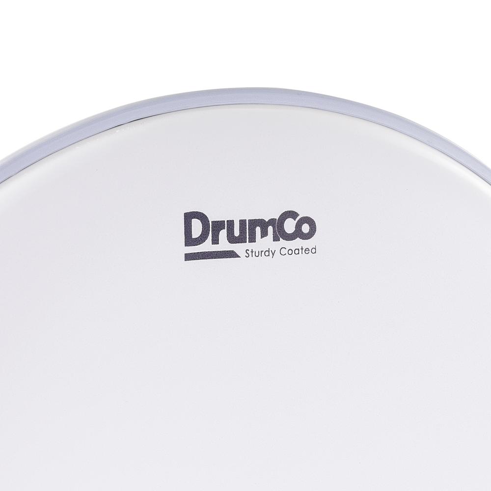 Foto 3 pulgar | Parche para Batería Sturdy Coated de 13” Drumco DR-13SCSP Blanco Rugoso