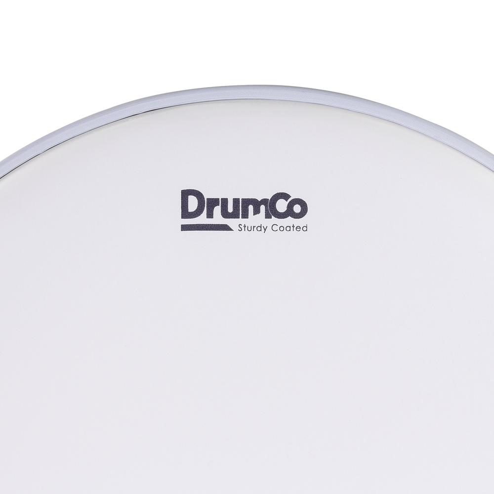 Foto 5 pulgar | Parche para Batería Sturdy Coated de 13” Drumco DR-13SCSP Blanco Rugoso