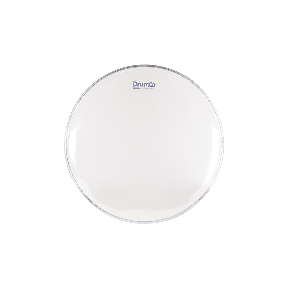 Parche para Batería Reinforce Clear 2 DRUMCO DR-18RC2 Color Blanco de 18”