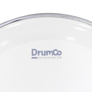 Foto 4 | Parche para Batería Reinforce Clear 2 SR de 14” DRUMCO DR-14RCSRW-2P Color Blanco doble capa