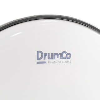 Foto 2 | Parche para Batería Reinforce Clear 2 de 12” DRUMCO DR-12RC2 Color Blanco Doble Capa