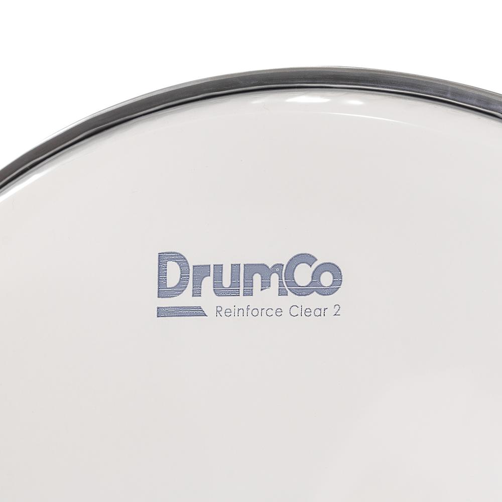 Foto 4 pulgar | Parche para Batería Reinforce Clear 2 de 12” DRUMCO DR-12RC2 Color Blanco Doble Capa