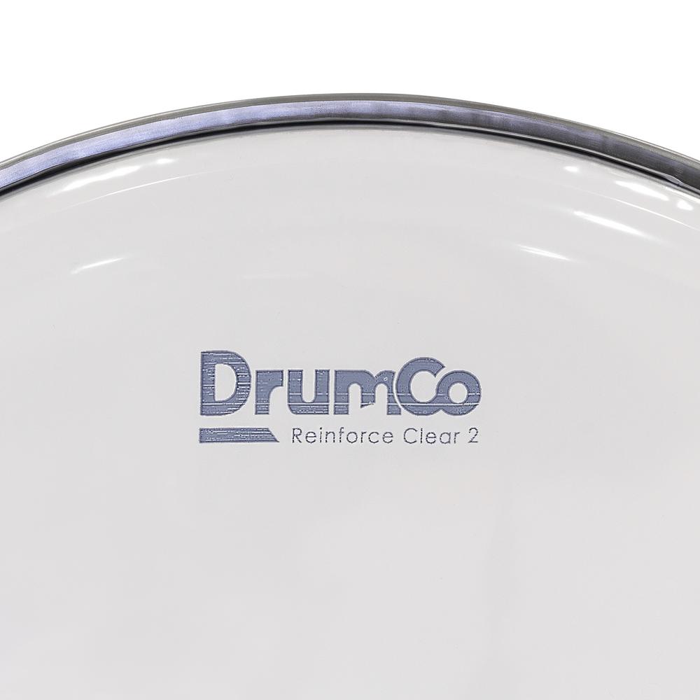 Foto 5 pulgar | Parche para Batería Reinforce Clear 2 de 12” DRUMCO DR-12RC2 Color Blanco Doble Capa