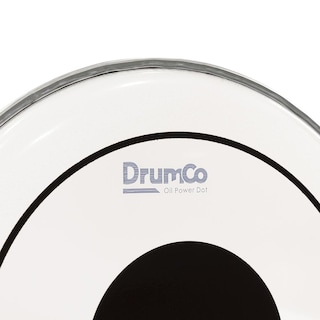 Foto 2 | Parche para Batería Oil Power Dot de 10” DRUMCO DR-10DPOBPD Color Blanco Doble Capa