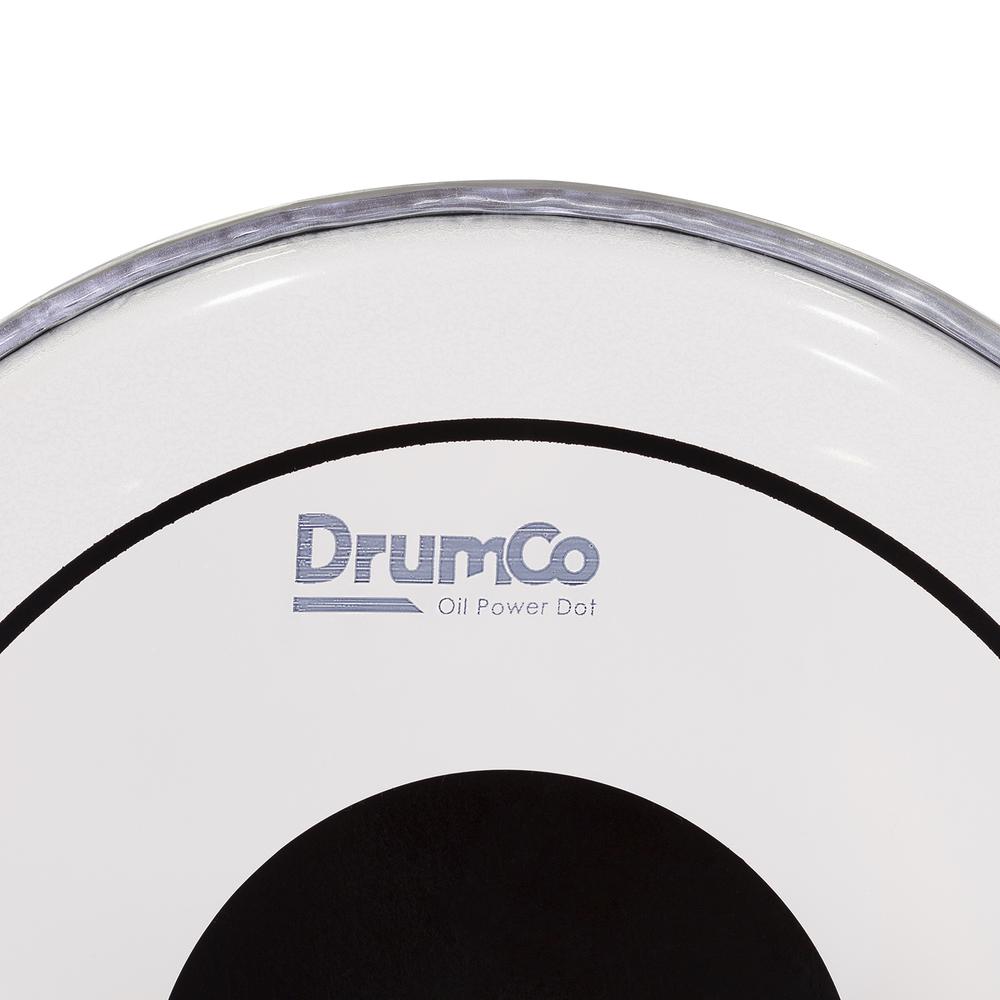Foto 5 pulgar | Parche para Batería Oil Power Dot de 10” DRUMCO DR-10DPOBPD Color Blanco Doble Capa