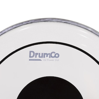 Foto 4 | Parche para Batería Oil Power Dot de 10” DRUMCO DR-10DPOBPD Color Blanco Doble Capa