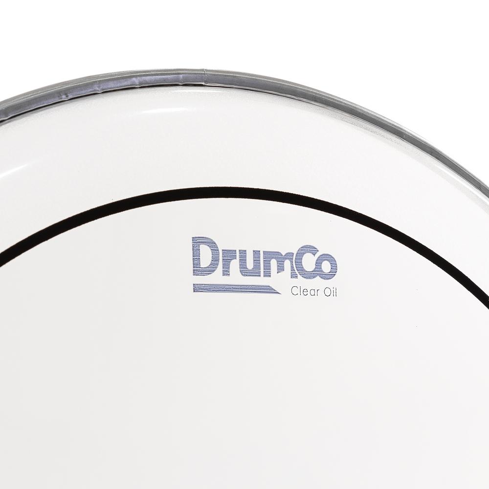Foto 3 pulgar | Parche para Batería Clear Oil de 13” DRUMCO DR-13CDPO Color Blanco Doble Capa