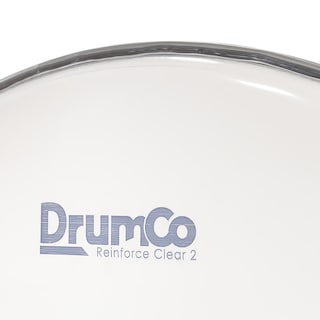Foto 3 | Parche para Batería Reinforce Clear 2 de 20” Drumco DR-20RC2 Color Blanco Doble Capa