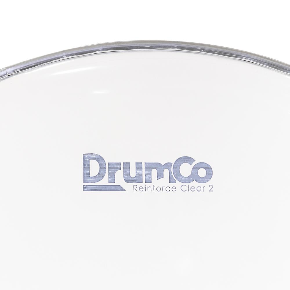 Foto 4 | Parche para Batería Reinforce Clear 2 de 20” Drumco DR-20RC2 Color Blanco Doble Capa