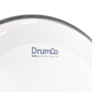 Foto 2 | Parche para Batería Reinforce Clear 2 SR de 12” DRUMCO DR-12RCSRW-2P Color Blanco Doble Capa