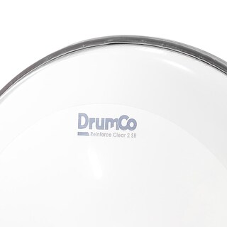 Foto 3 | Parche para Batería Reinforce Clear 2 SR de 12” DRUMCO DR-12RCSRW-2P Color Blanco Doble Capa